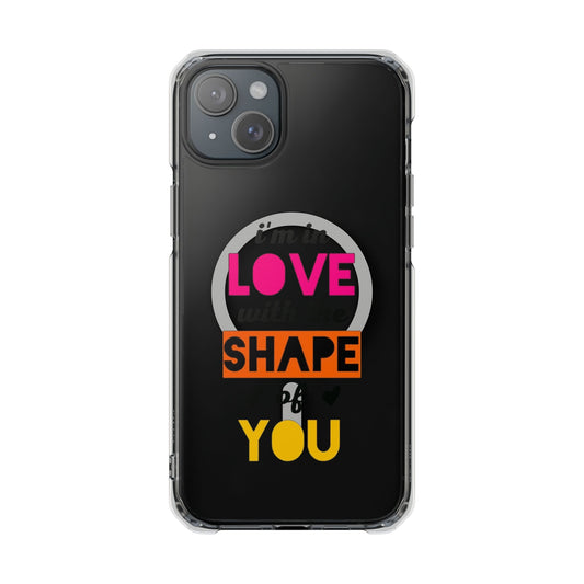 Orange Divide Symbol Magnetic Clear Impact Case