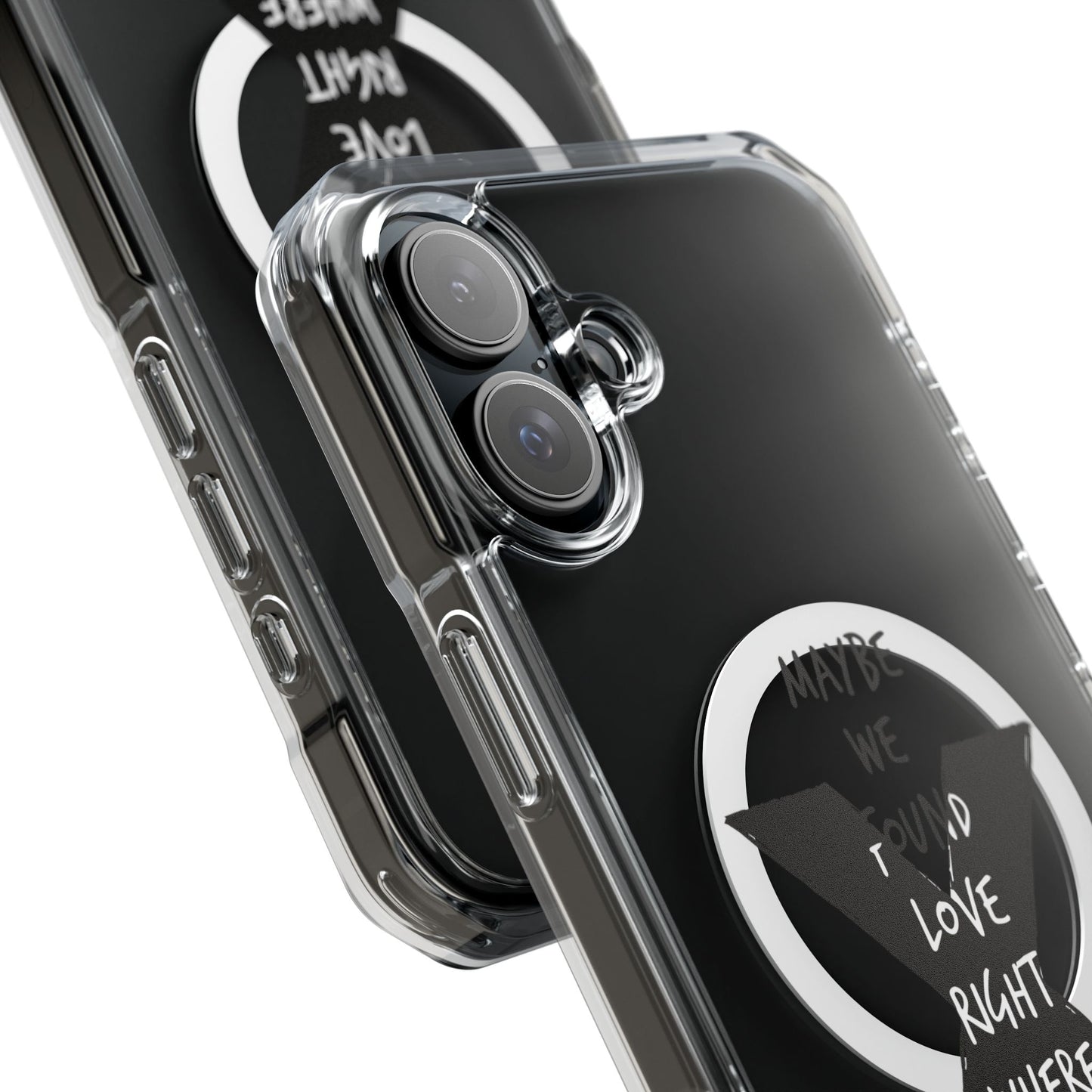 Abstract Paw and Brush Stroke Magnetic Clear Impact Case