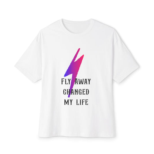 Power Surge Bolt Unisex Oversized Boxy tee
