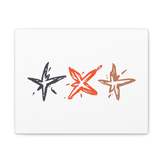 Starlit Threads Matte Canvas