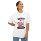 Oversized boxy Tee – Snazzy Brain washing Edition