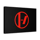 Crimson Orbit Matte Canvas