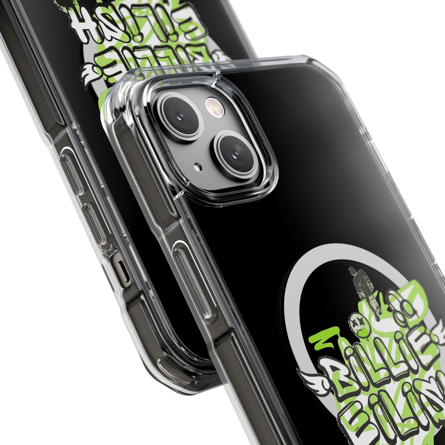 Grunge Angel Graffiti Magnetic Clear Impact Case