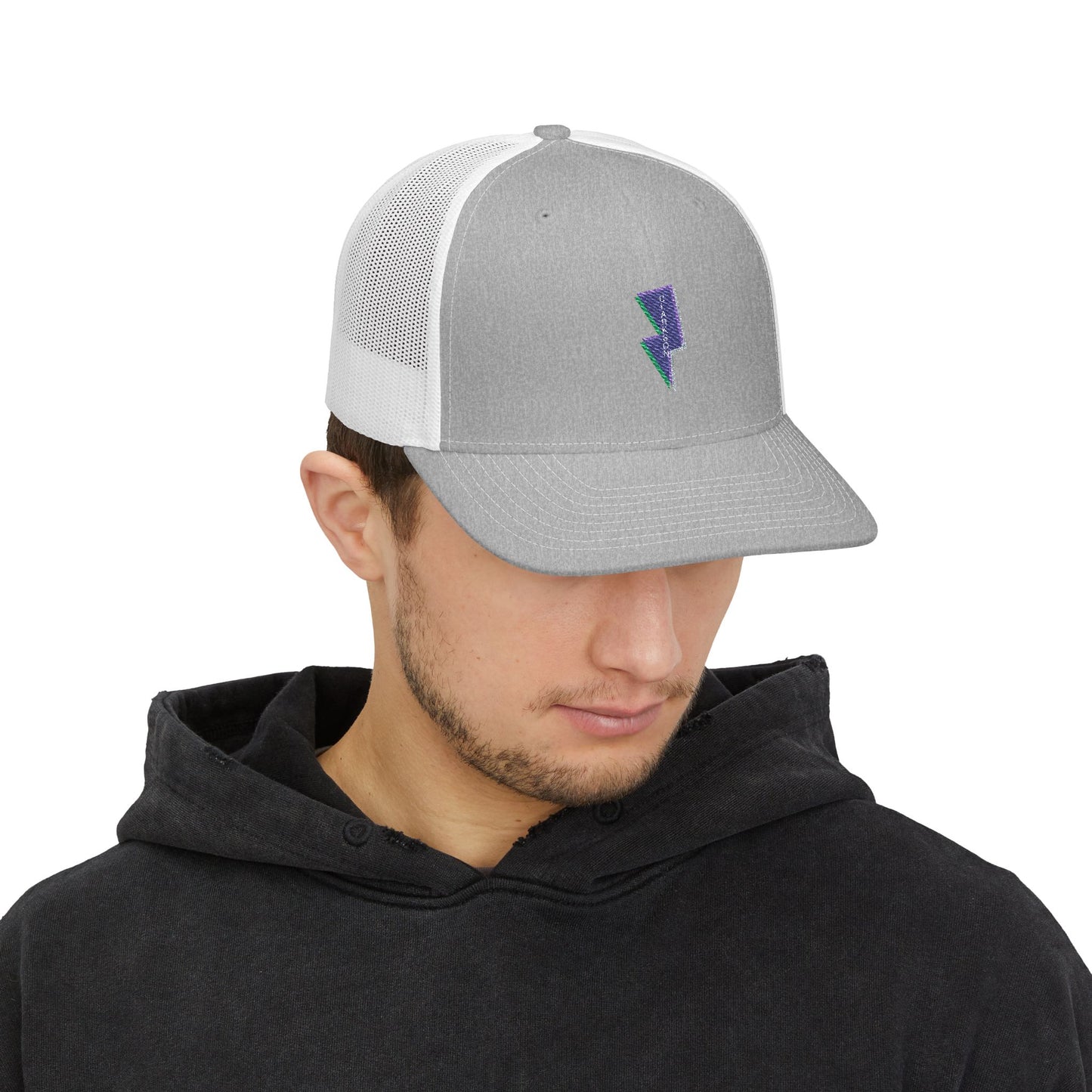 Neon Bolt Energy Snapback Trucker cap