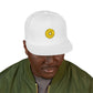 Minimalist Black Disc Outline Snapback Cap