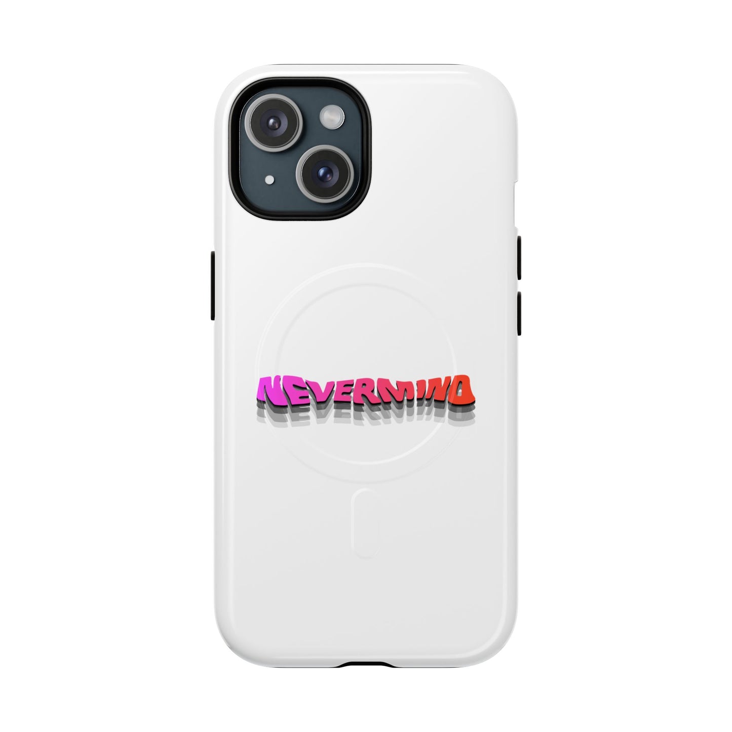 Wavy Groovy Typography Tough Magnetic Case