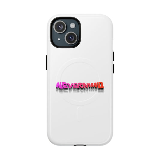 Wavy Groovy Typography Tough Magnetic Case