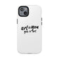 Red Scribble Heart Tough Magnetic Case