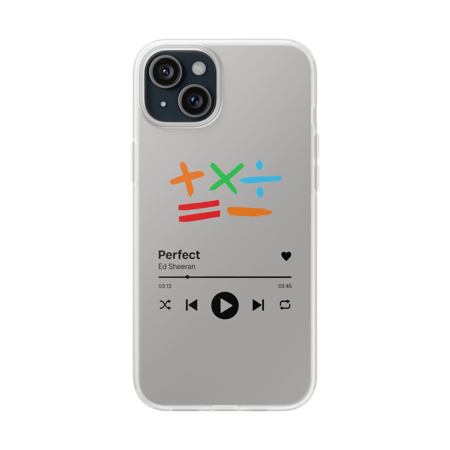 Flexi Case – Ed Sheeran Music Design (iPhone X–16 Pro Max)