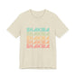 Retro Pop Lines Unisex jersey short sleeve tee