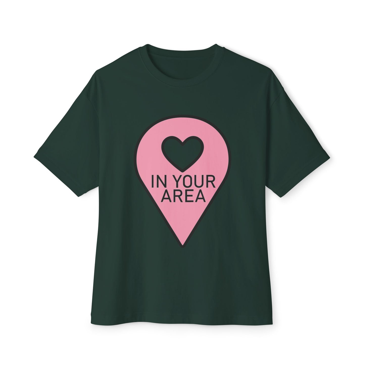 In Your Area Pin Marker – Oversized Boxy Tee
