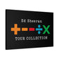 Matte Stretched Canvas, 1.25" Depth – Ed Sheeran Black Edition