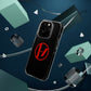 Crimson Orbit Clear Case