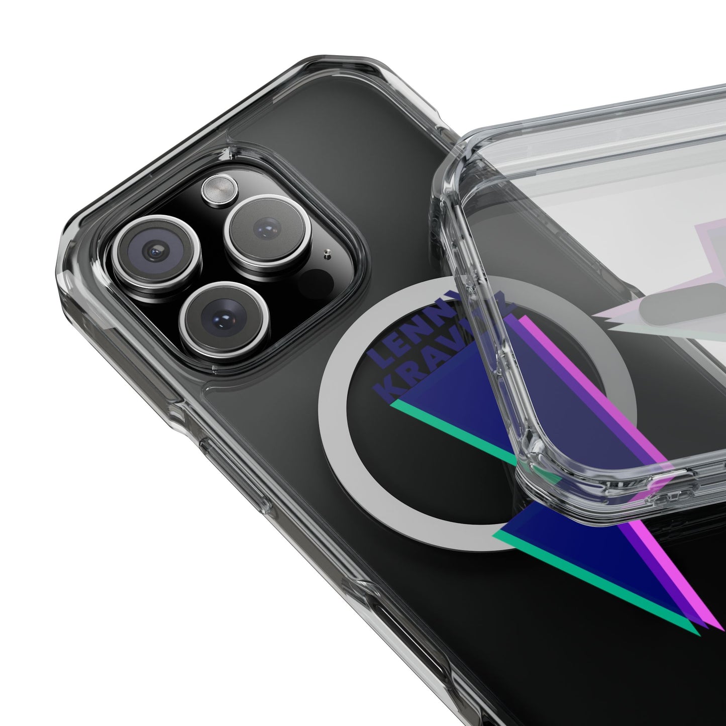 Layered Bolt Vibe Magnetic clear Impact case