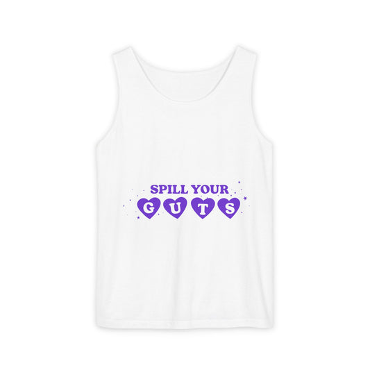 Spill Your Guts Heart-Dyed Tank Top