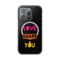 Orange Divide Symbol Magnetic Clear Impact Case