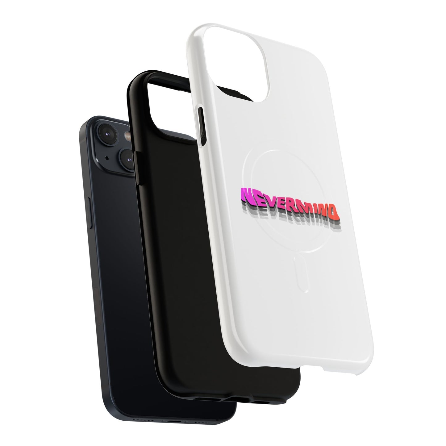 Wavy Groovy Typography Tough Magnetic Case