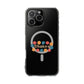 Retro Floral Groove Clear Impact case