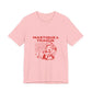 Fierce Femme in Red Unisex jersey short sleeve tee