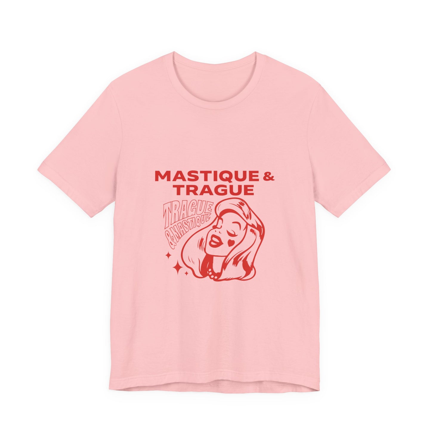 Fierce Femme in Red Unisex jersey short sleeve tee
