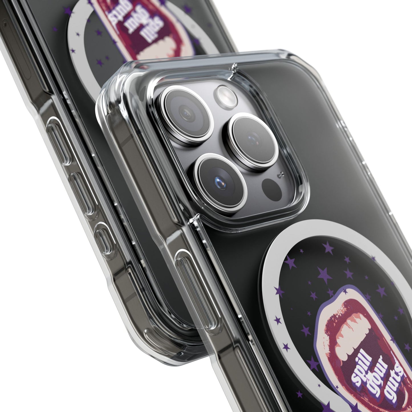 Spill Your Guts Scream Magnetic Clear Impact Case