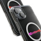 Wavy Groovy Typography Magnetic Clear Impact case