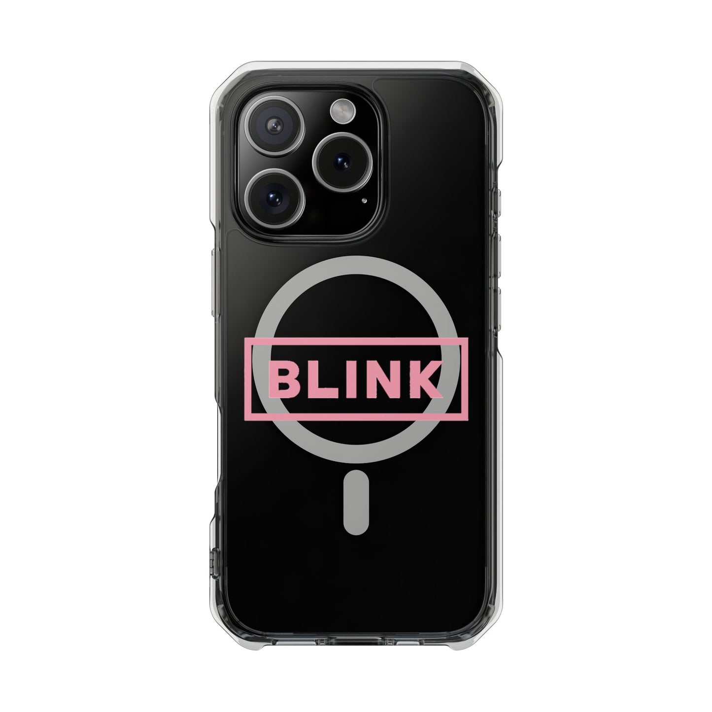 Minimal BLINK Logo - Magnetic Clear Impact Case