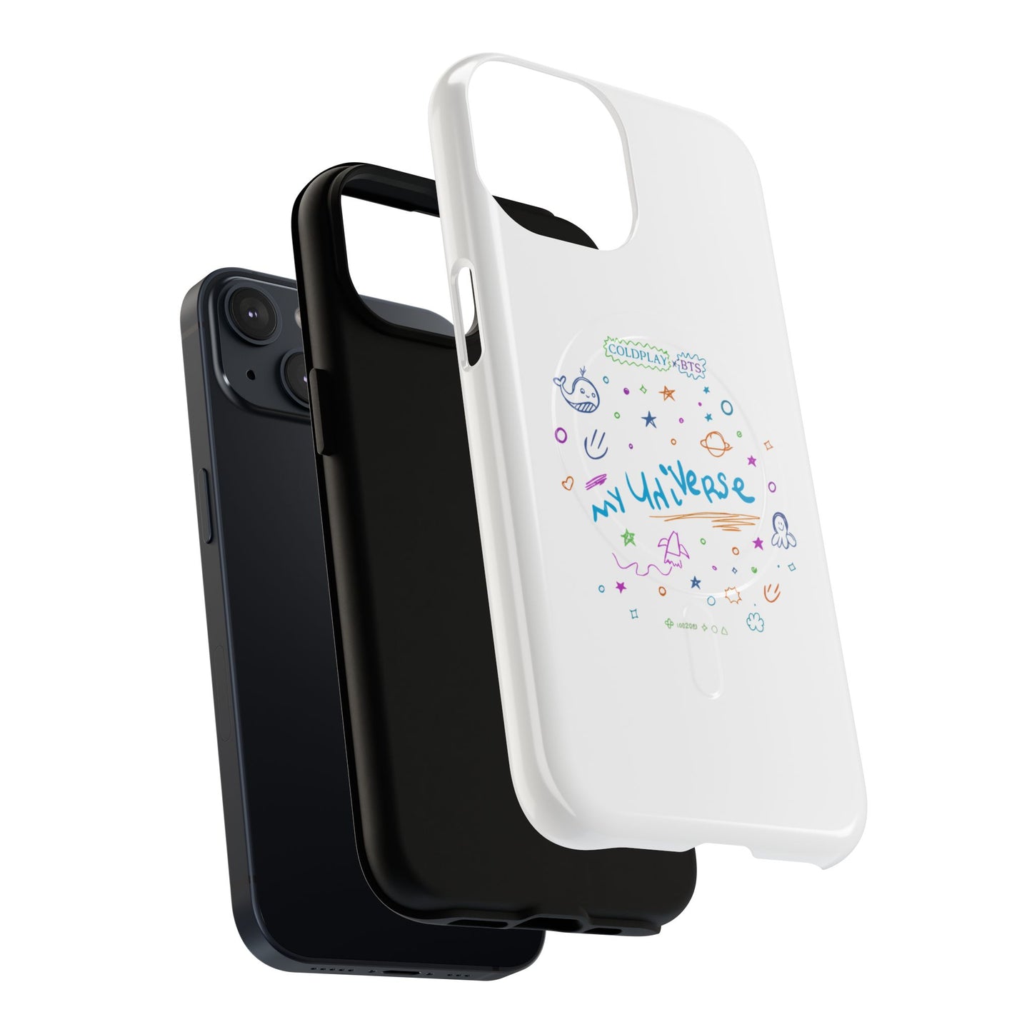 Neon Space Doodles Tough Magnetic Case