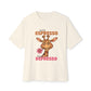 Oversized boxy Tee – Snazzy Espresso Edition