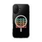 Retro Pop Lines Clear Impact case