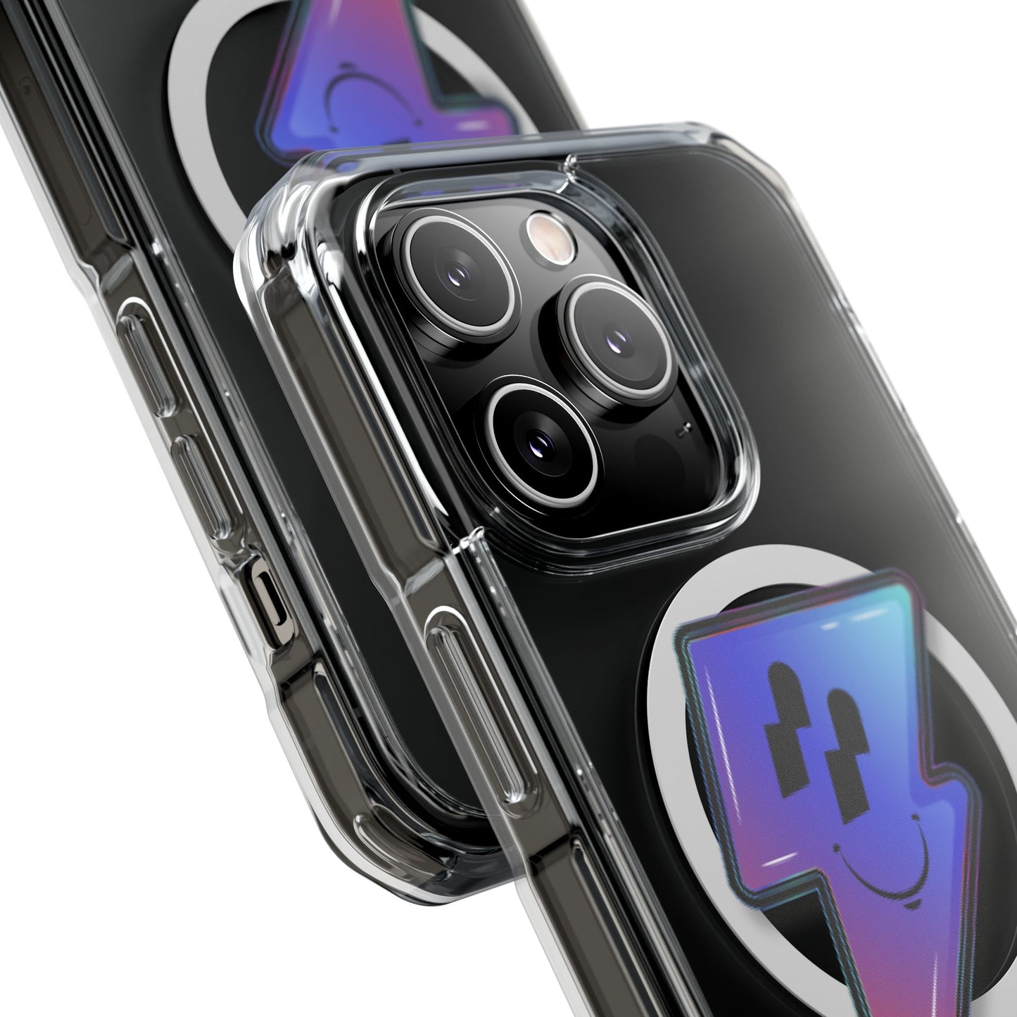 Smiley Charge Pop Magnetic clear Impact case