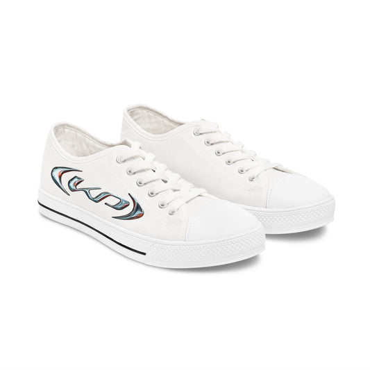 Neon‑Gradient Rua – Unisex Low Top Sneakers