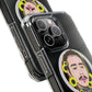 Cartoon Face with Sunflowers Magnetic Impact Case
