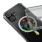 Minimalist Divide Symbol with Brush Magnetic Clear Impact Case