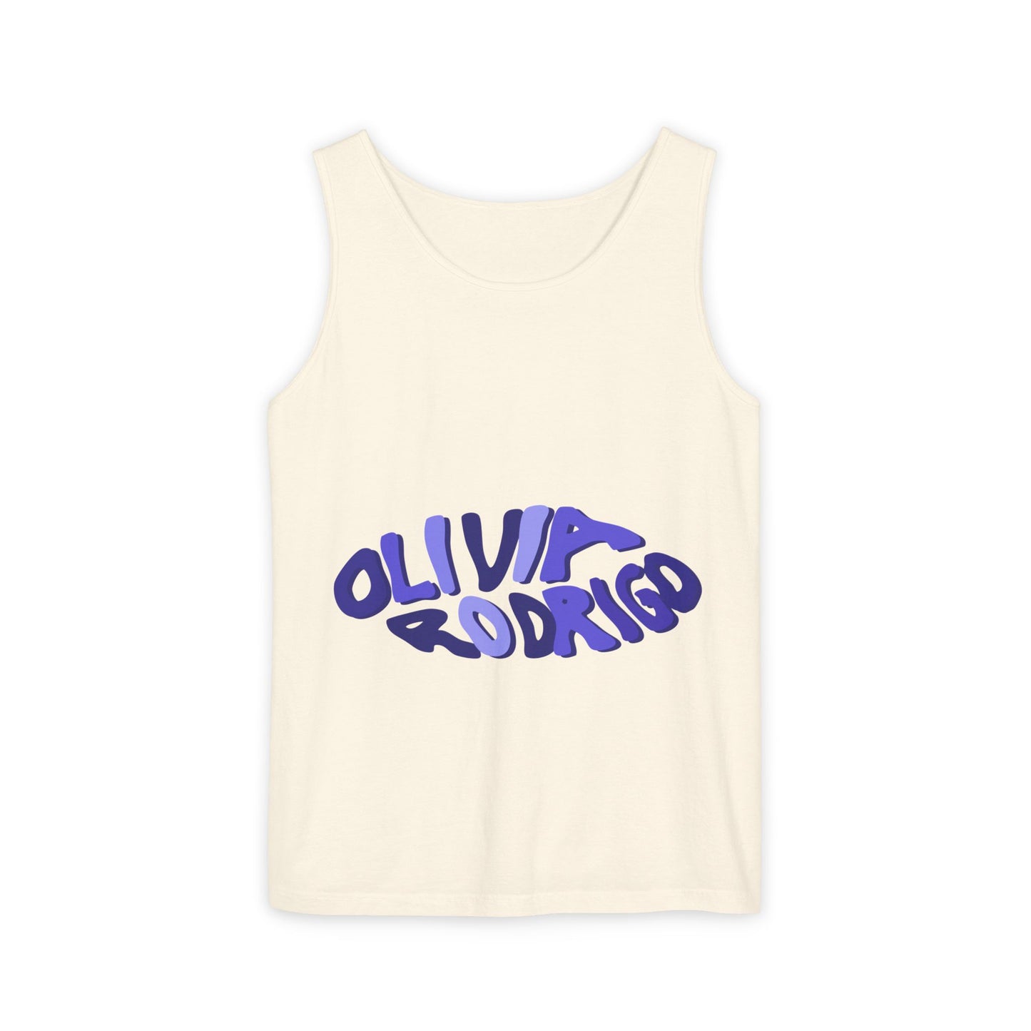 Olivia Rodrigo Wavy Text-Dyed Tank Top