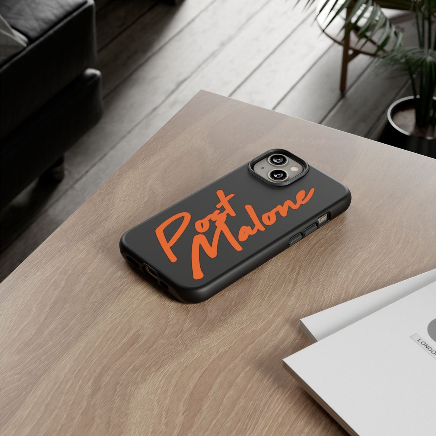 Tough iPhone Case (12–16 Pro Max) – Post Malone Name Design