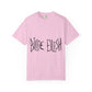 Twisted Ink Font Unisex Dyed T-shirt