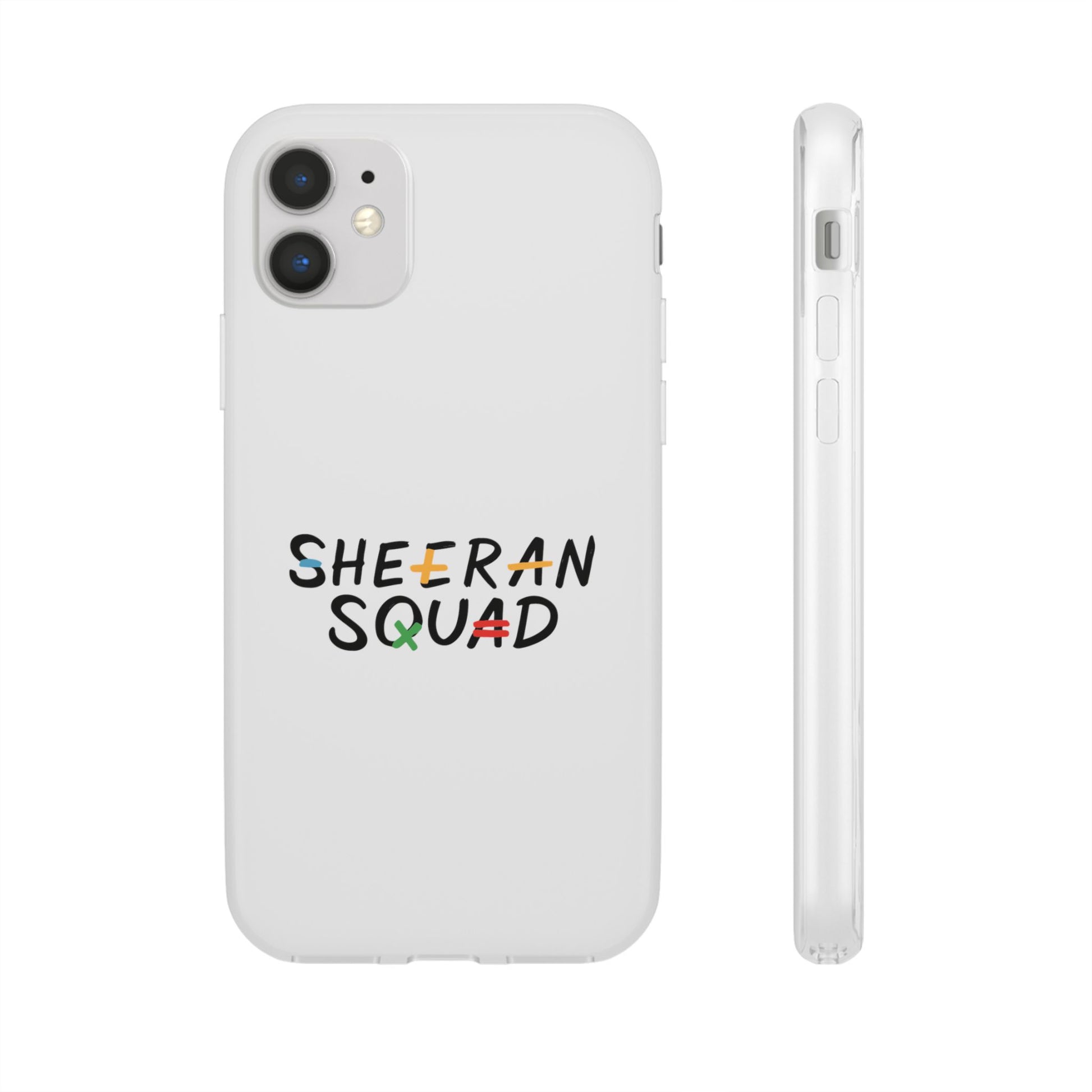 Ed Sheeran Squad Flexi iPhone Case | Minimal & Sleek