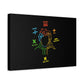Minimalist Divide Symbol with Brush Matte Canvas