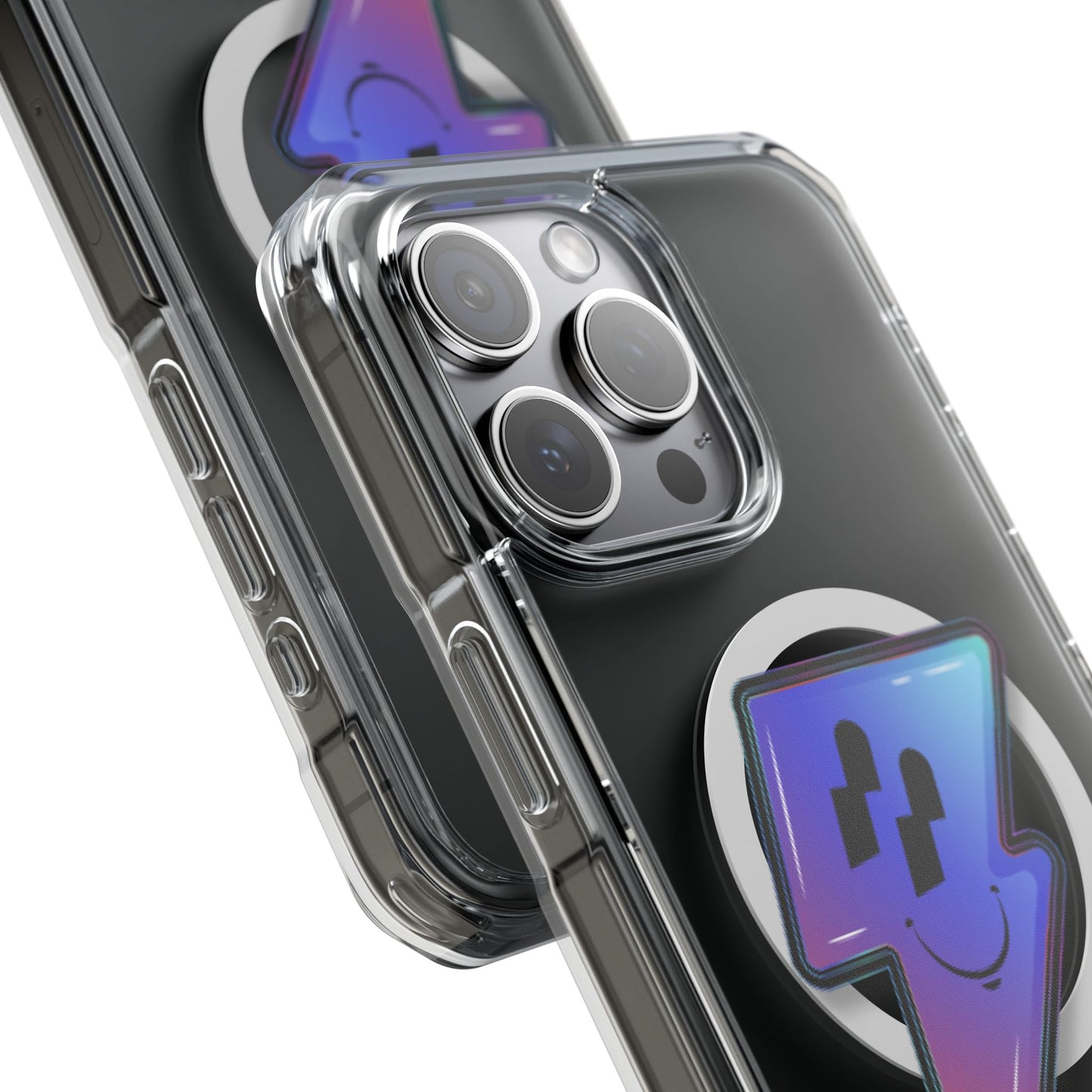 Smiley Charge Pop Magnetic clear Impact case