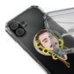 Cartoon Face with Sunflowers Magnetic Impact Case