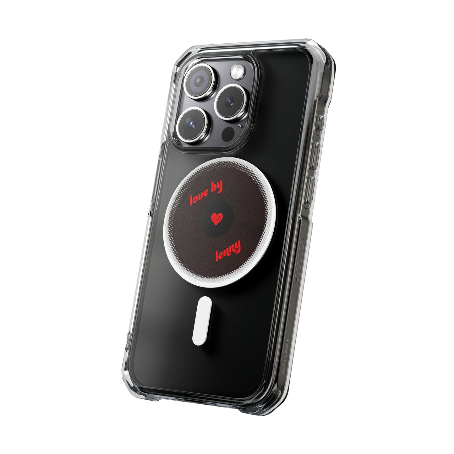 Vinyl Love Spin Magnetic clear Impact case