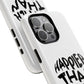 Happier Heart Lettering Tough Magnetic Case