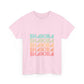 Retro Pop Lines Unisex Heavy cotton tee