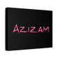 Handwritten Heart Doodle Matte Canvas