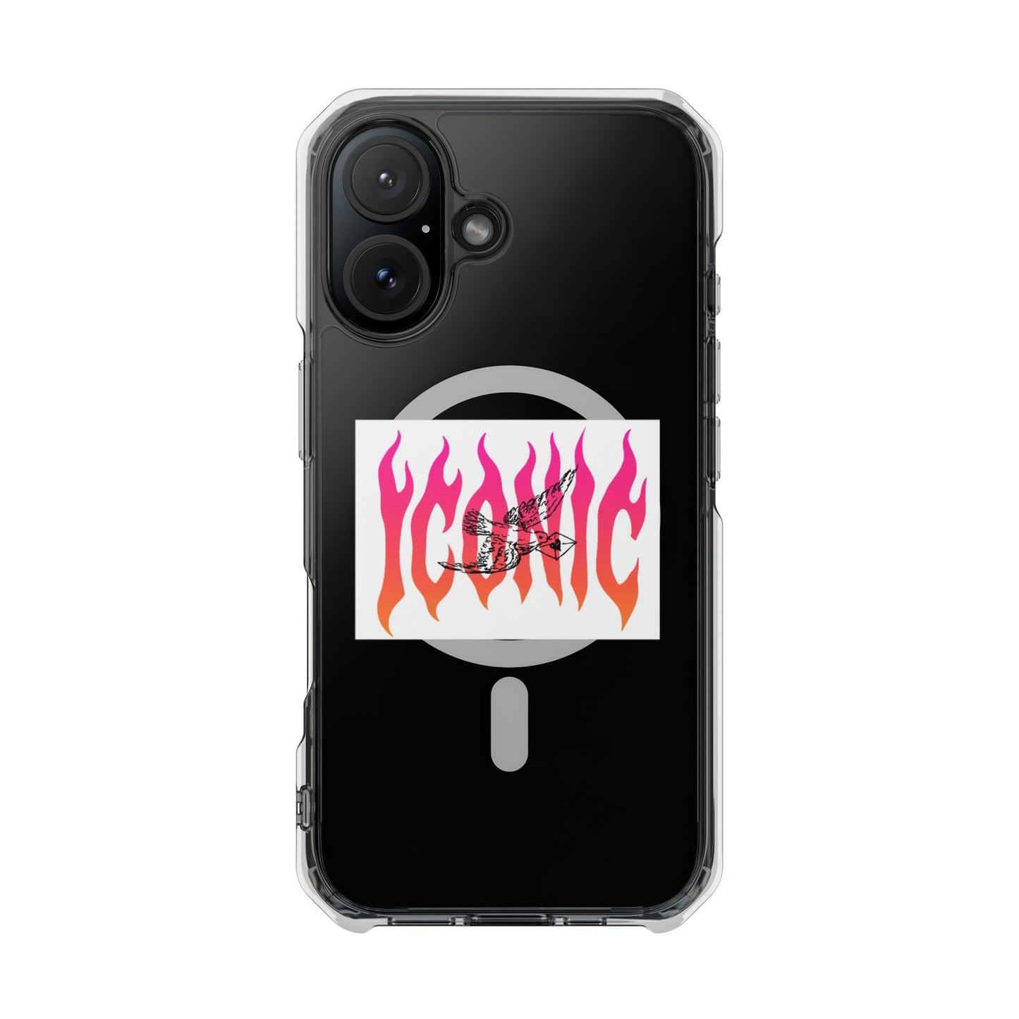Flame Flight Iconic Magnetic clear Impact case