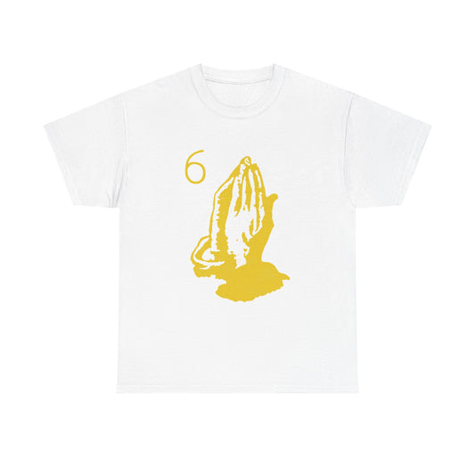 6 God Prayer Hands Heavy Cotton Tee