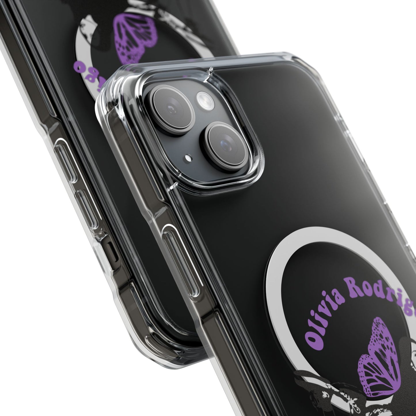 Olivia Rodrigo Butterfly Arc Magnetic Clear Impact Case