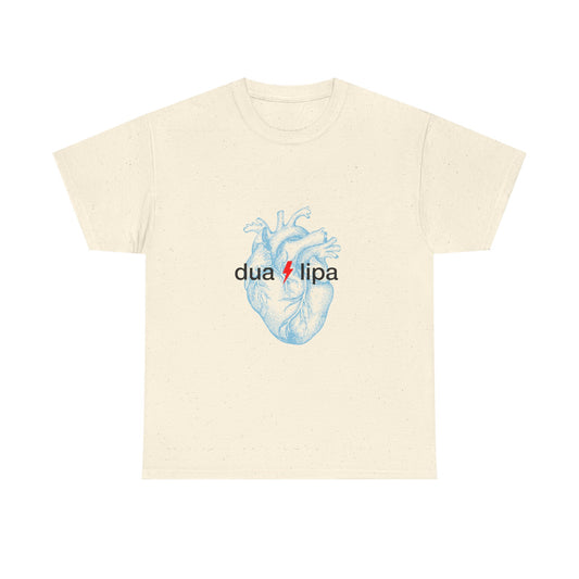 Electro Heart Illustration Unisex Heavy Cotton Tee