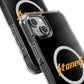Orange Lightning Text Logo Magnetic Impact Case